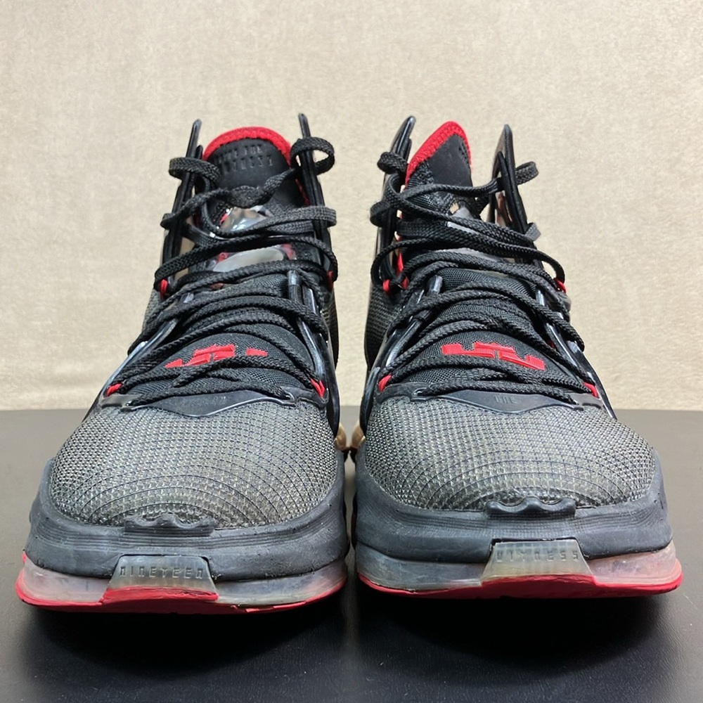 Nike LeBron XIX 19 Bred University Red Athletic Basketball Shoes Men’s size 8.5 - Picture 3 of 16
